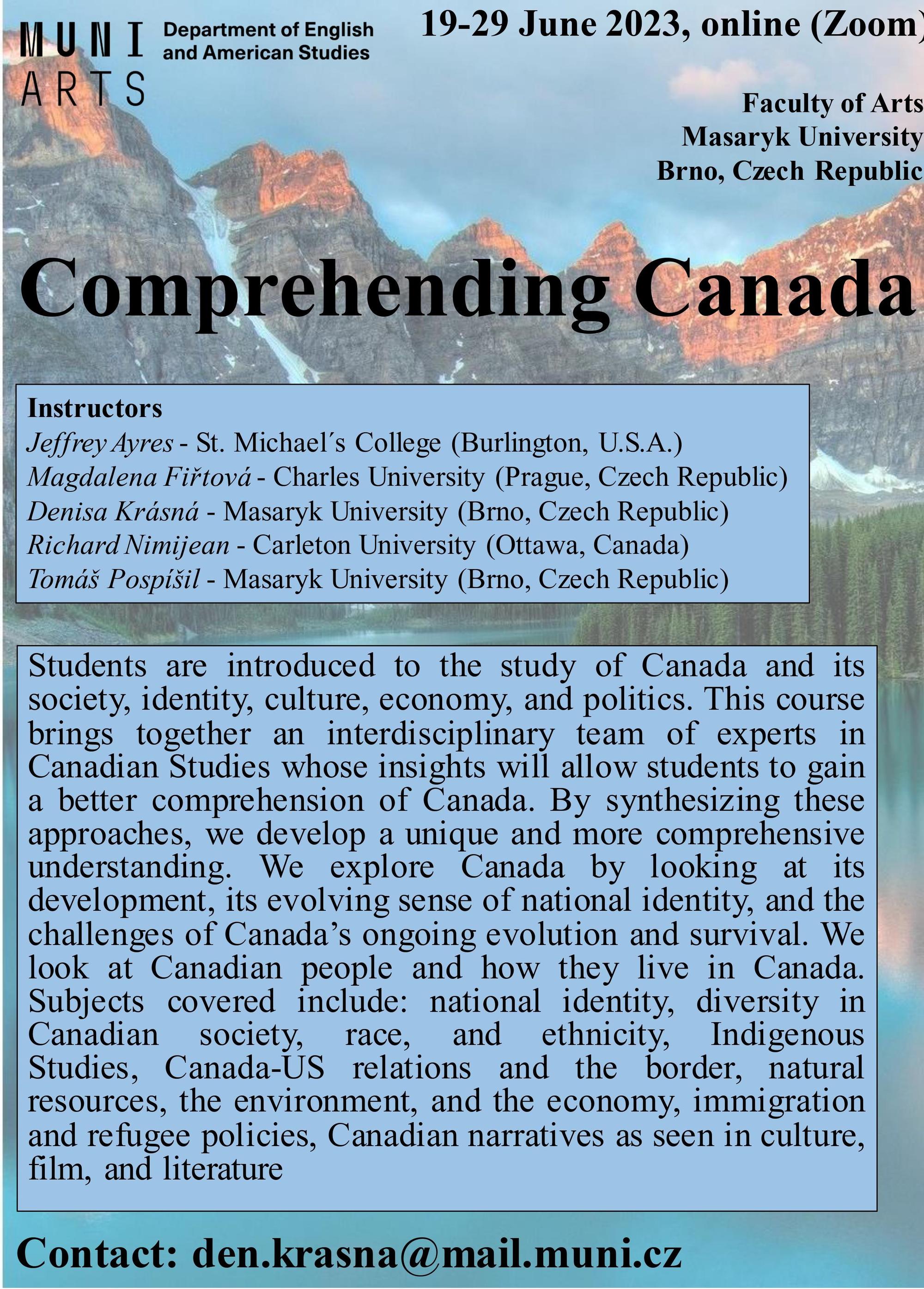 Comprehending Canada