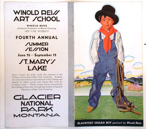 W. Reiss, Advertisement for the Winold Reiss Art School.