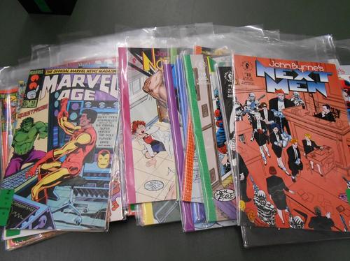 Comic books, given to the library by the Comic Art Collection at  Michigan State University