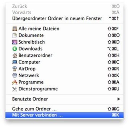 Mit Server verbinden