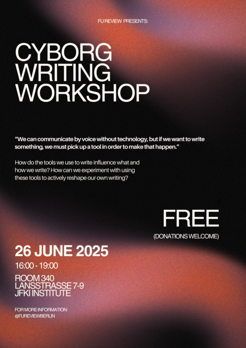 cyborg writing workshop