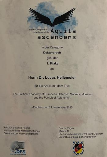 Foto Preisverleihung 2