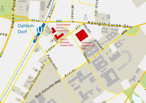 Map JFKI & Seminaris Hotel