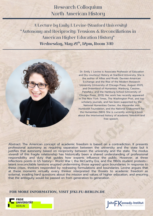 Emily Levine Colloquium Poster