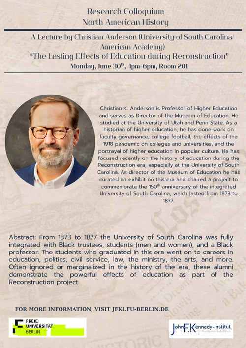 Christian Anderson Colloquium Poster