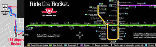 Ride the Rocket in Toronto